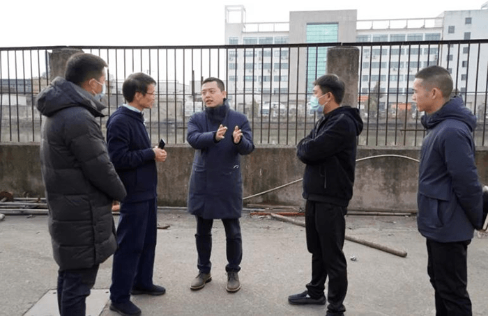 越城戋戋委常委、斗门街道党工委书记李彰等向导一行来友邦智创科技园调研指导-合乐HL8