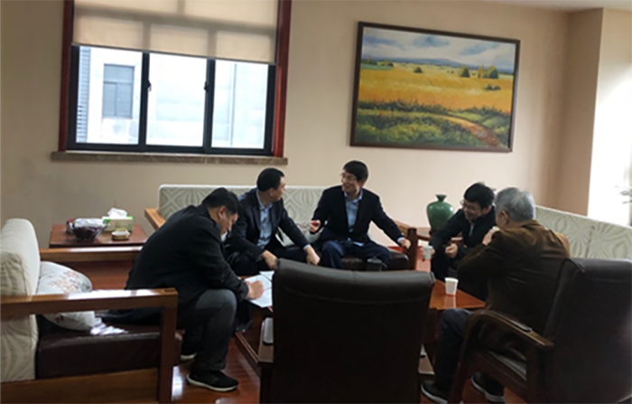 柯桥区副区长张又岱一行赴集团公司视察指导-合乐HL8