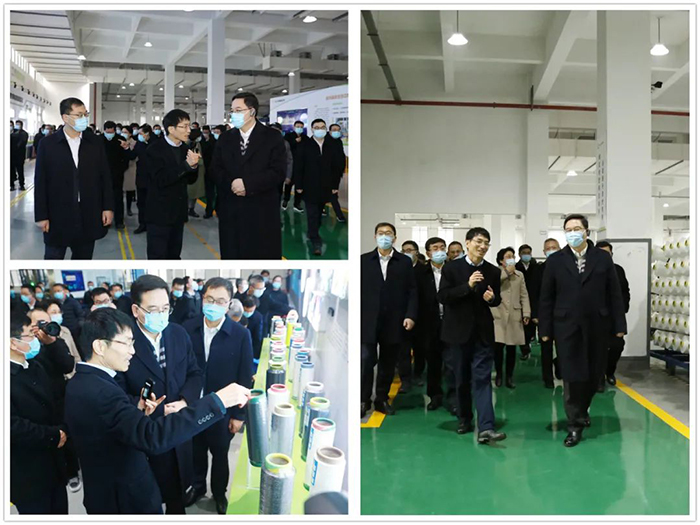 绍兴市向导集中调研重点项目莅临诚邦高新旅行指导-合乐HL8